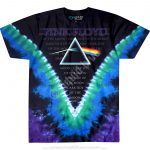 Pink Floyd Dark Side VDye Tie Dye T Shirt 2 Sided