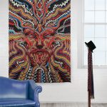 3D Tapestry Steampunk Tugboat  60 X 90 Free Glasses - Image 2