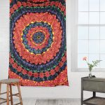 3D Tapestry Blooming Butterfly Mandala  60 X 90 Free Glasses - Image 3