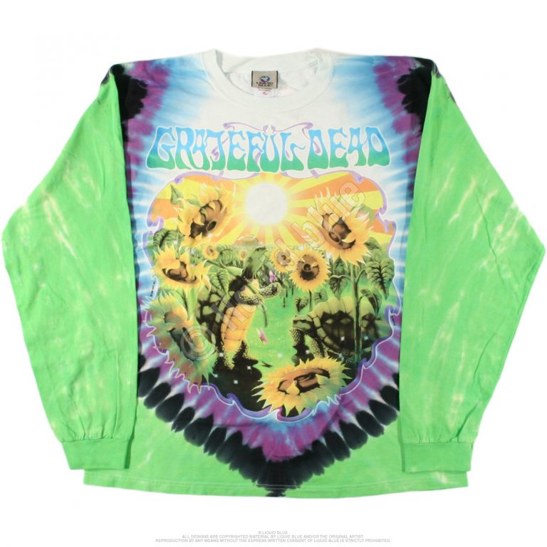 grateful dead long sleeve tie dye shirt