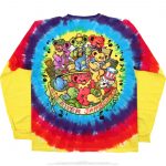 Grateful Dead Bear Jamboree Long Sleeve Tie Dye T Shirt - Image 2