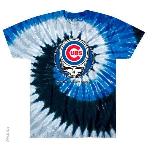 MLB Seattle Mariners GD Steal Your Base Tie-Dye T-Shirt Tee Liquid