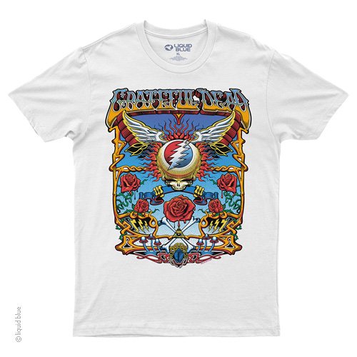 Grateful Dead Flying SYF White T Shirt | Have to Have It Co