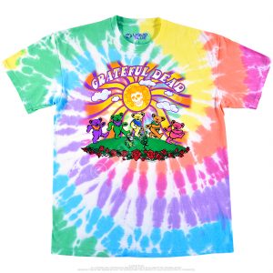 Grateful Dead Sunshine Bears Tie Dye T Shirt