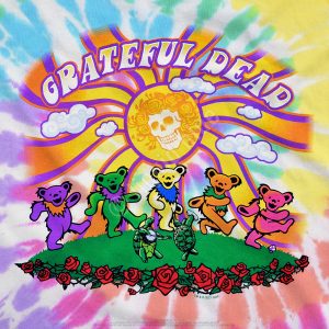 Grateful Dead Sunshine Bears Tie Dye T Shirt - Image 2