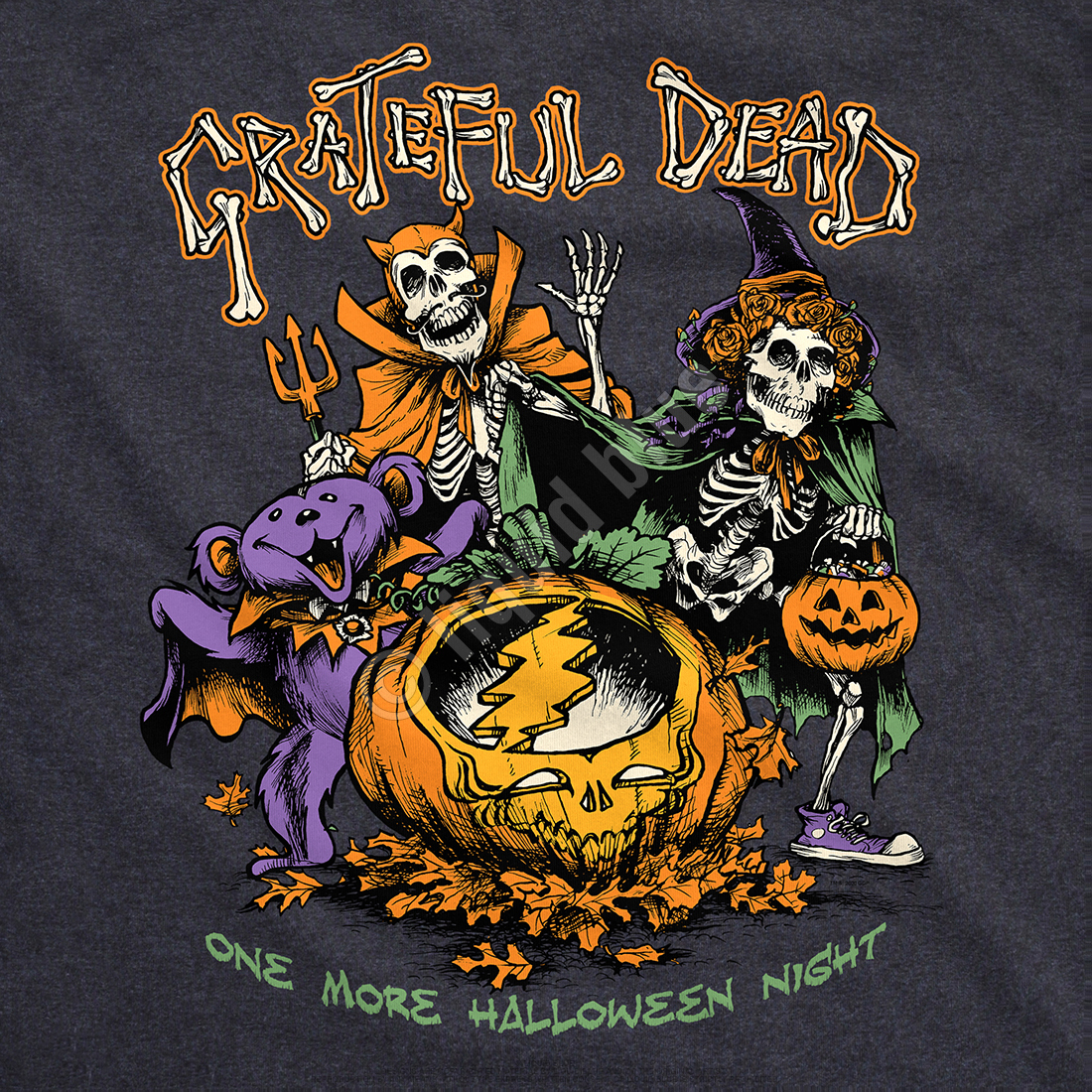 Grateful Dead Steal Your Pumpkin Dark Heather T-Shirt