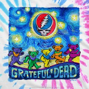 Grateful Dead Starry Bears Tie Dye T Shirt - Image 3