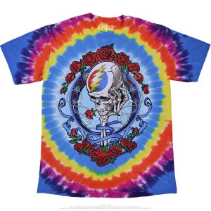 Grateful Dead Never Dead 2 Sided Tie Dye T Shirt